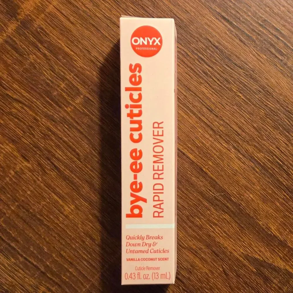 2 Two Full Size 3.4 fl oz Unopened Onyx Bye-ee Cuticles Rapid Remover